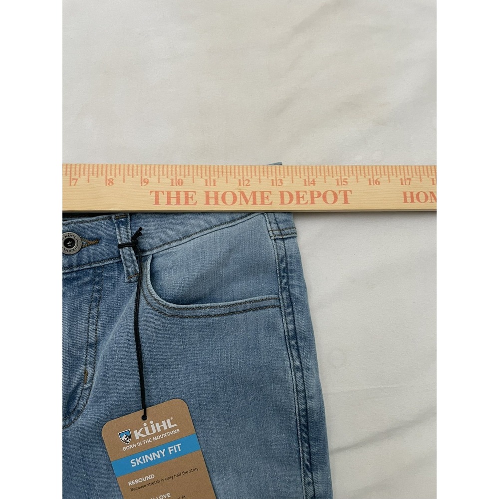 NWT KUHL Women's Kontour Flex Denim‎ Skinny Jeans Size 4 Wicking Quick Dry 30.5" - Picture 11 of 11